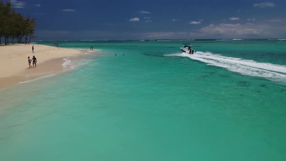 Mauritius Island, View of the Cape with the Monument To Captain Matthew Flinders and the Indian