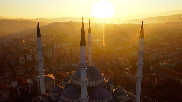 Flying Over the Mosque