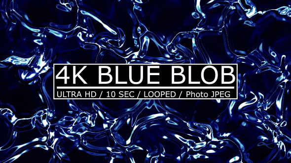 Abstract Blue Blob