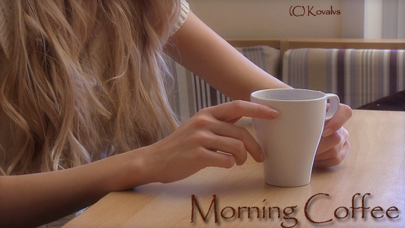 Woman Drinking Coffee 