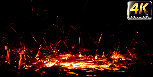 Abstract Fire Color Heat Water Splash 2