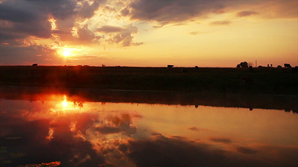 Dawn At Lake