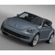 VW Beetle Cabriolet Denim Concept 2015 - 3DOcean Item for Sale