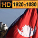 Flag of Nepal in Front of Himalaya Mountains - VideoHive Item for Sale