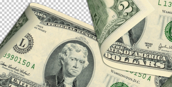 Dollar Bills Transition Set 1 - 2$