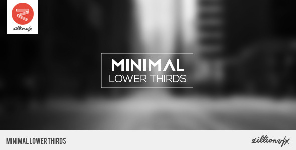 Minimal Lower Thirds