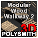 Modular Wood Walkway or Jetty Part 2 - 3DOcean Item for Sale