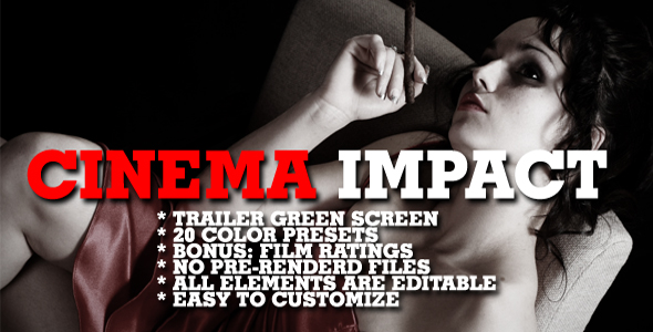 Cinema impact - Color presets