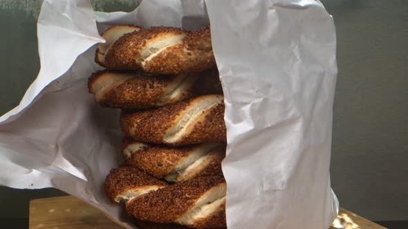 Turkey Delicious Crispy Called Simit 3