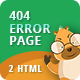 404 Error | CSS Animated Html Template  - ThemeForest Item for Sale