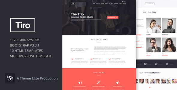 Trio - Bootstrap Responsive Multipurpose Template