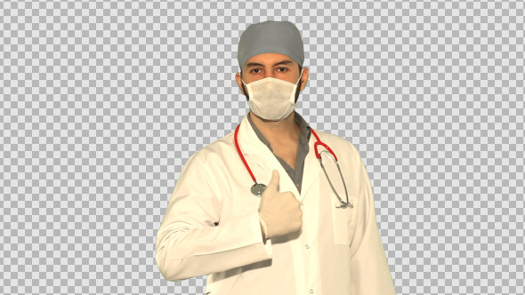 Doctor Making Thumbs Up Gesture