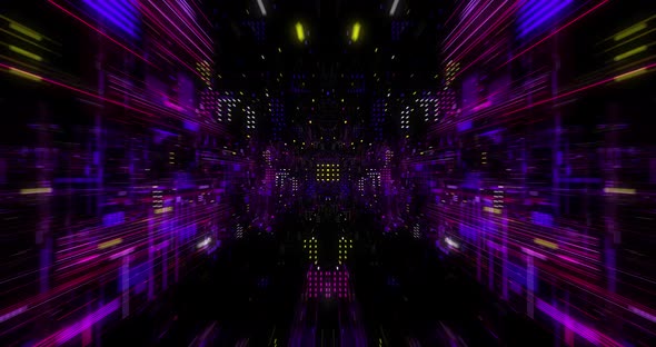 Abstract creative virtual reality cyberspace background.