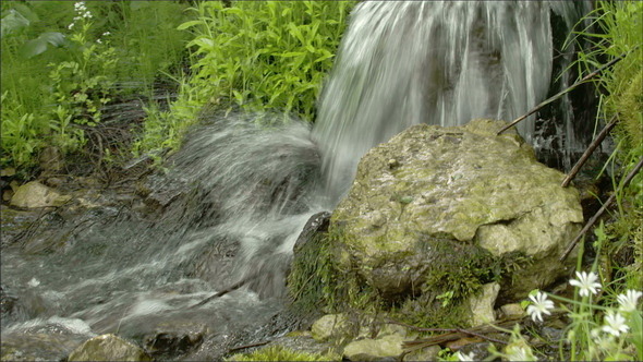 Rushing of Water from the Small Falls