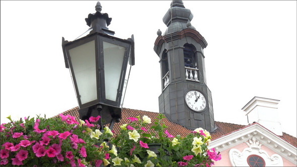 The Big Clock from the Old City Hall of Tartu  