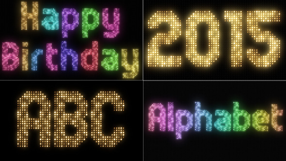 Lights Alphabet
