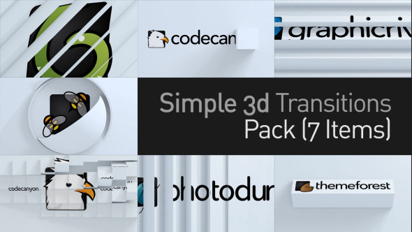 3D Simple Transitions Pack alt