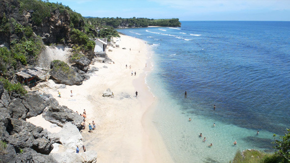 Beach with White Sand