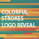 Colorful Strokes Logo Reveal - VideoHive Item for Sale