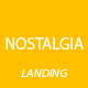 Nostalgia - Landing Page - ThemeForest Item for Sale