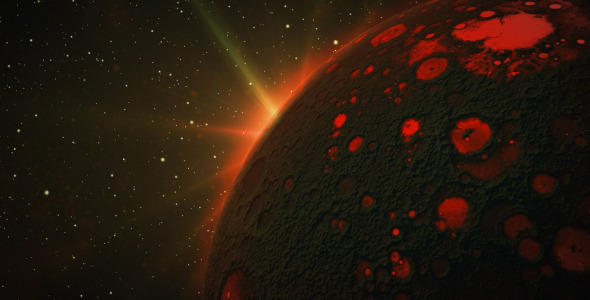 Red Space Planet 