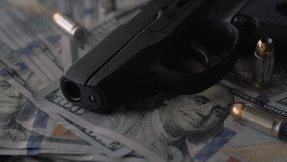 Guns, Bullets, & Money Close Up