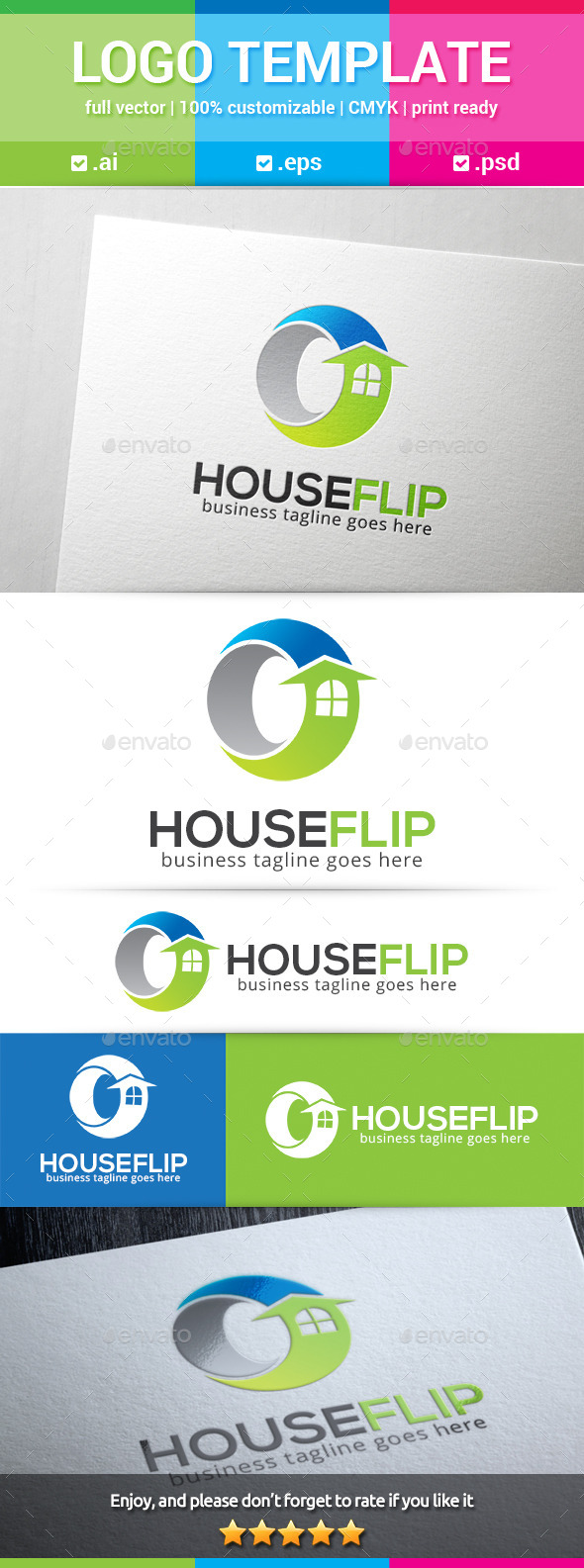 House Flip Logo