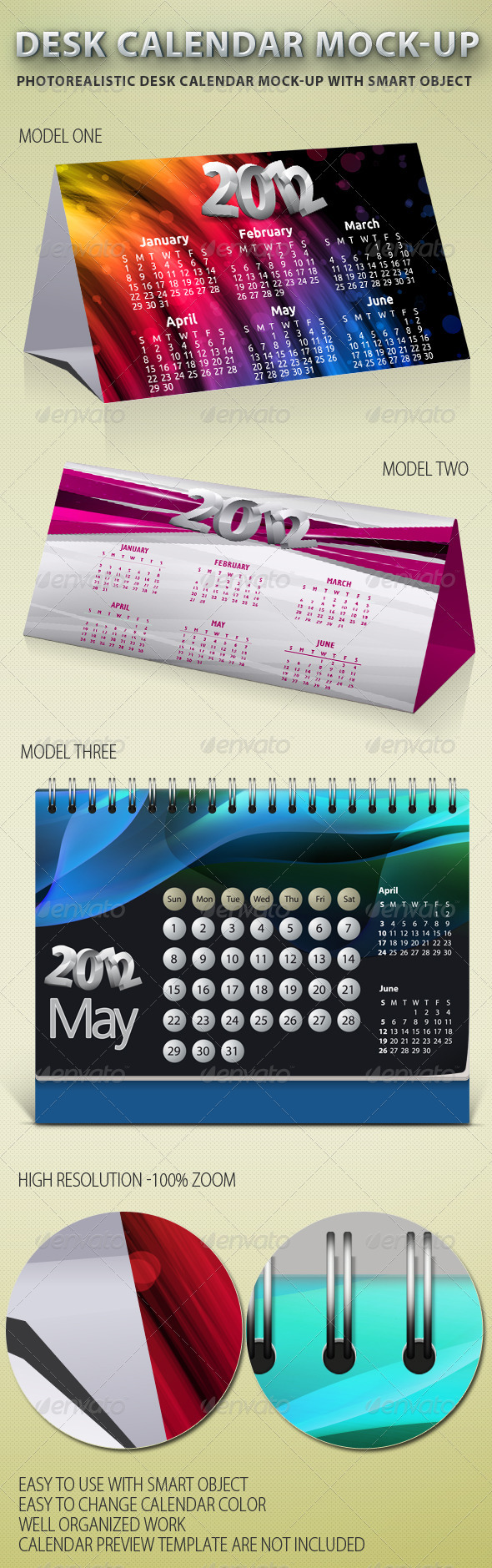 Download Desk Calendar Mockup Graphics Designs Templates PSD Mockup Templates