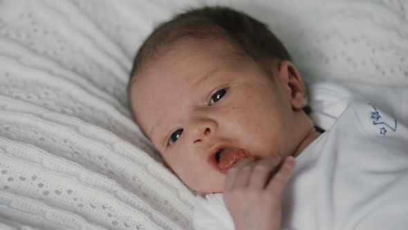 Newborn Baby Sneezes