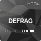 Defrag - One Page Personal - Portfolio HTML - ThemeForest Item for Sale