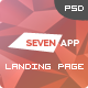 Seven App - One Page App Landing Page - ThemeForest Item for Sale