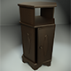 Hexagonal Wooden Cabinet - 3DOcean Item for Sale