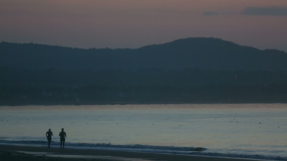 Beach Jogging