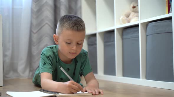 Child watching video on phone