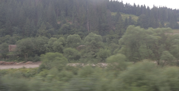 View From The Train Window