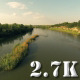 Flying Over River 3 - VideoHive Item for Sale