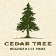 Cedar Tree Wilderness Park Nature Logo - GraphicRiver Item for Sale