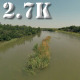 Flying Over River 8 - VideoHive Item for Sale