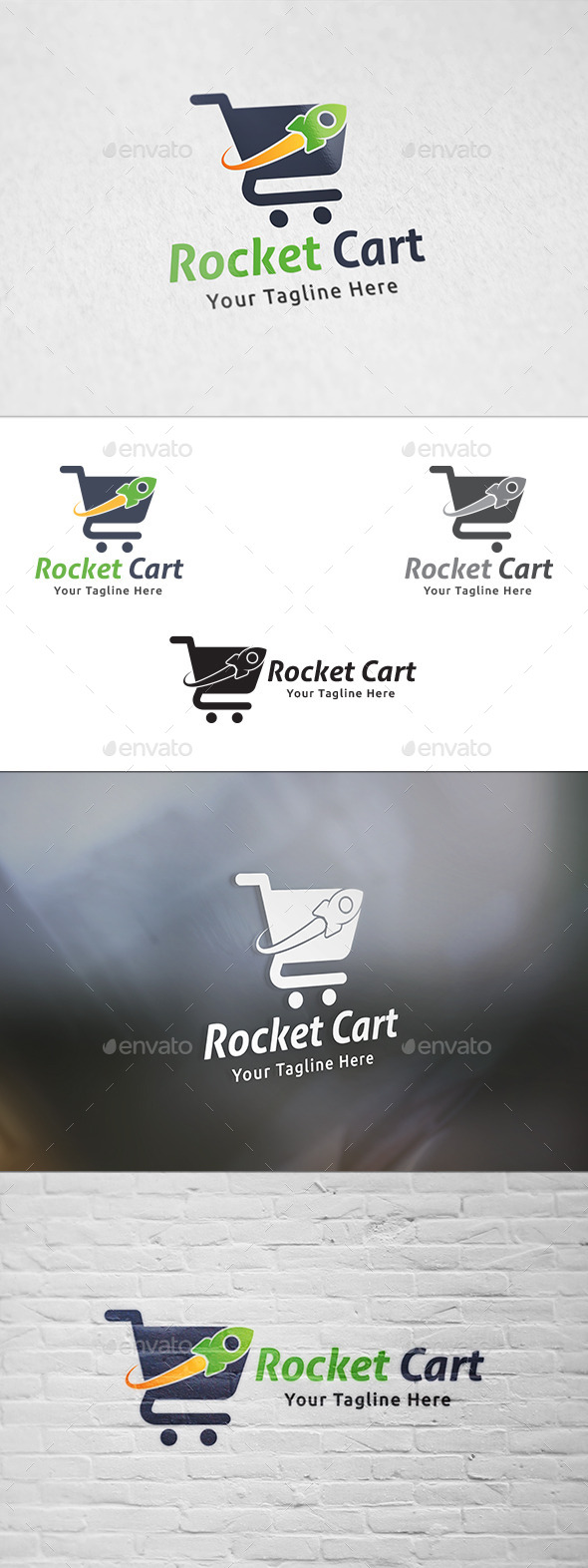 Rocket Cart - Logo Template