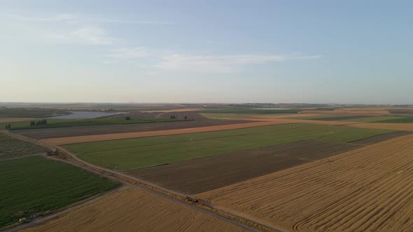 Aerial Shot of Shuva At Southern District Sdot Negev, Israel