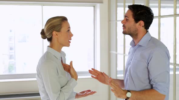 Young Colleagues Arguing alt