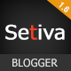 Setiva - Responsive Magazine Blogger Template - ThemeForest Item for Sale