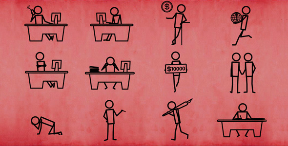 Office Stickman Animations Pack alt