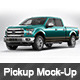 Photorealistic American Pickup Truck Wrap Mock-up - GraphicRiver Item for Sale