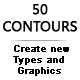 50 Contours - GraphicRiver Item for Sale