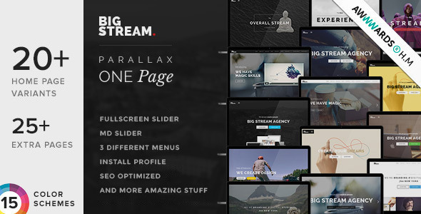 BigStream - One Page Multi-Purpose Drupal Theme