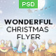 Wonderful Christmas Flyer & Postcard - GraphicRiver Item for Sale