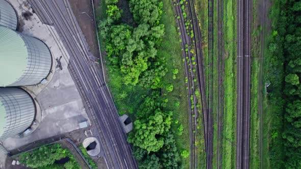 Railroads and Shipping Container Trains