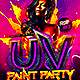 UV Paint Party Flyer - GraphicRiver Item for Sale