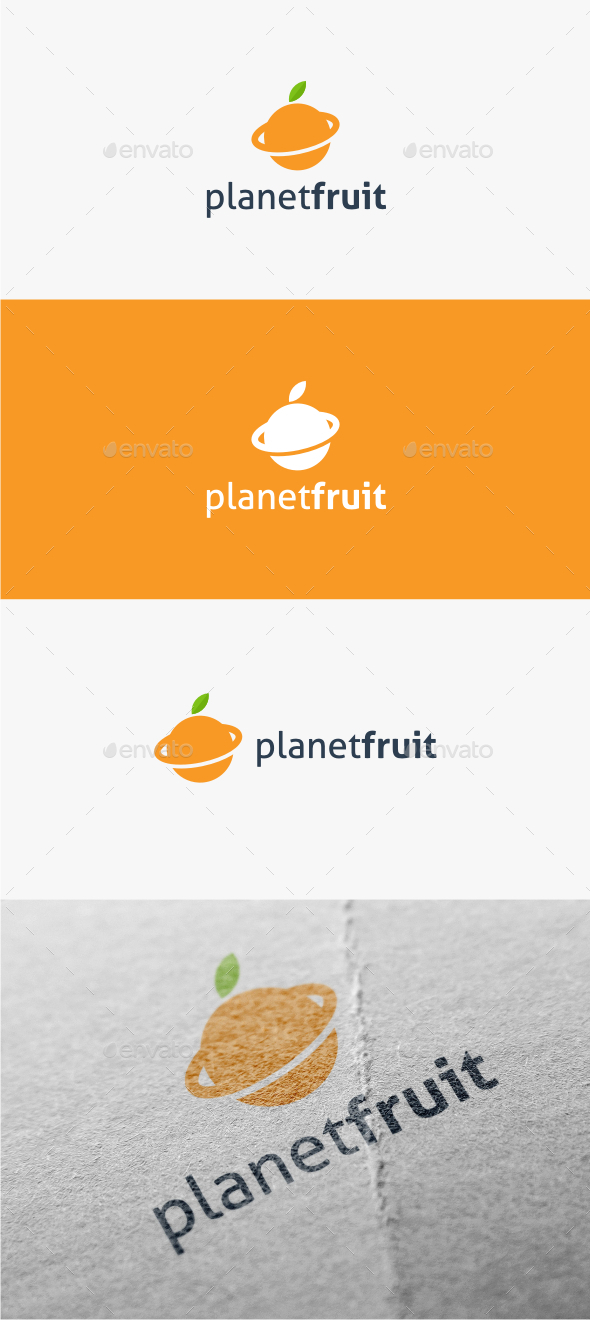Planet Fruit - Logo Template